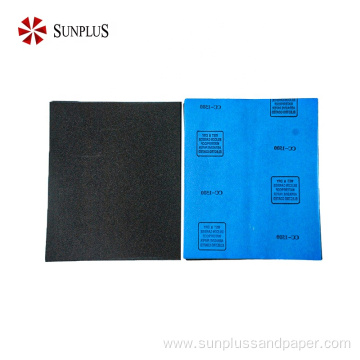 Waterproof Abrasive Silicon Carbide Wet Dry Sandpaper Sheet